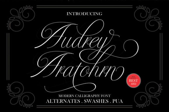 Audrey Aratohrn: The Elegant Script Font for Modern Websites