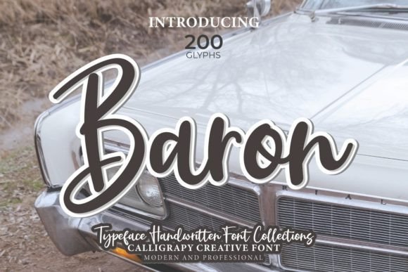 Baron: An Elegant Font for Creative Makers