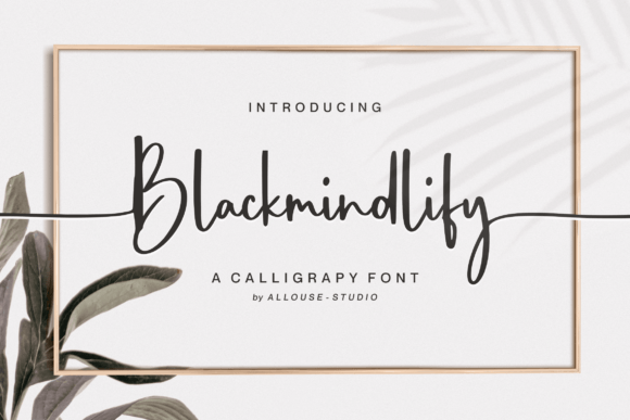 Blackmindlify: A Font for Editorial Mood