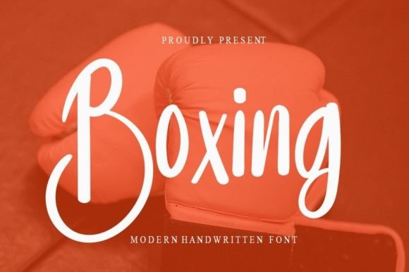Boxing: A Handwritten Font for Warm Campaigns