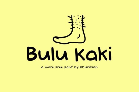 Bulu Kaki Font: A Quirky Handwritten Typeface for Modern Branding