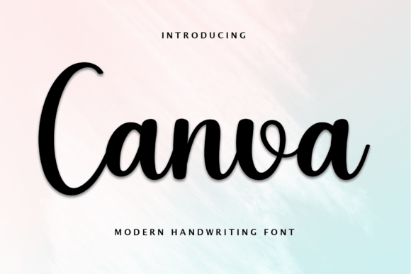 Canva: A Curated Handwritten Font for Editorial Personality
