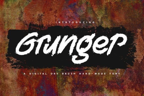 Discover Grunger: A Bold and Urban Handwritten Font