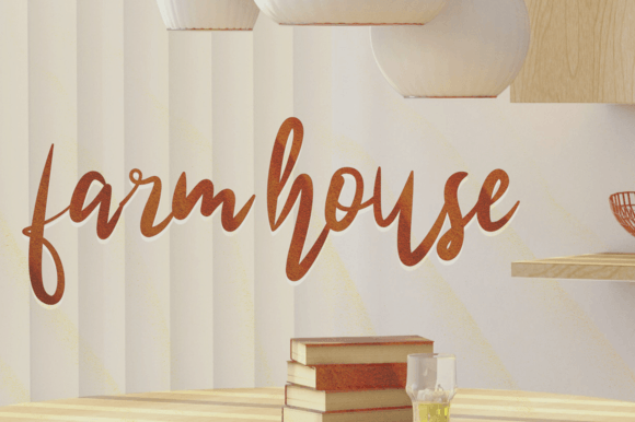 Farm House: A Script Font for Editorial Mood and Readability
