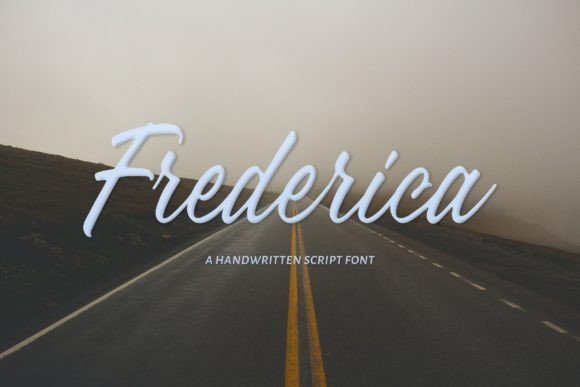 Frederica Signature: A Modern Handwritten Font for Digital Design