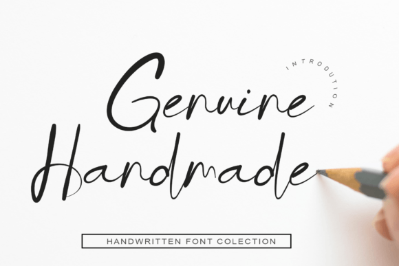 Genuine Handmade: A Font for Authentic Editorial Design