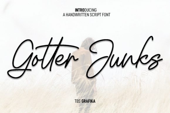 Gotter Junks: A Casual Script Font for Real Branding Work