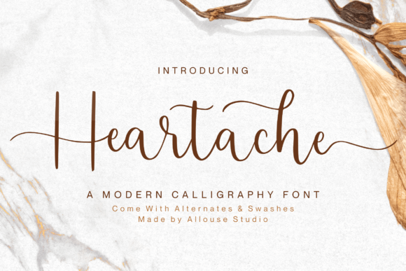Heartache: The Elegant Font That Transforms Your Brand Story