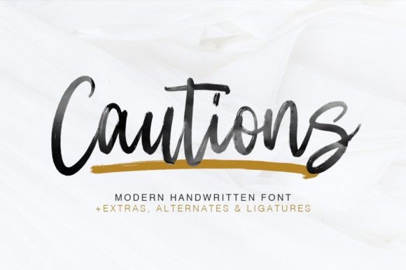 How Cautions Font Brings Elegant Energy to Campaign Graphics