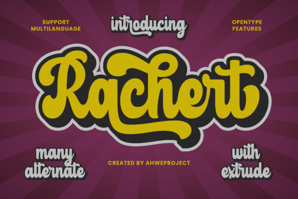 How Rachert Fonts Deliver Bold Campaign Personality