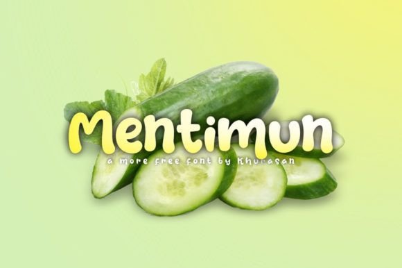 Mentimun Font: A Modern Script for Editorial Design