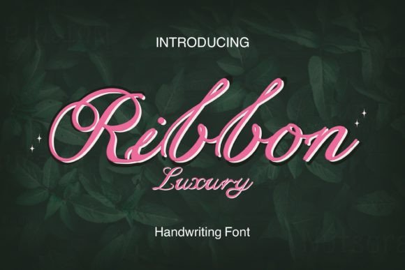 Ribbon Luxury: An Editorial Designer's Font Discovery