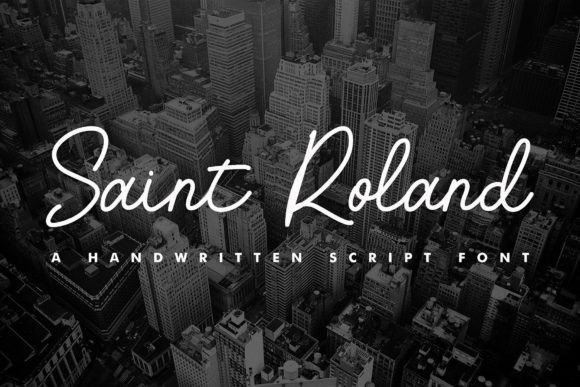 Saint Roland: A Modern Script Font for Digital Branding