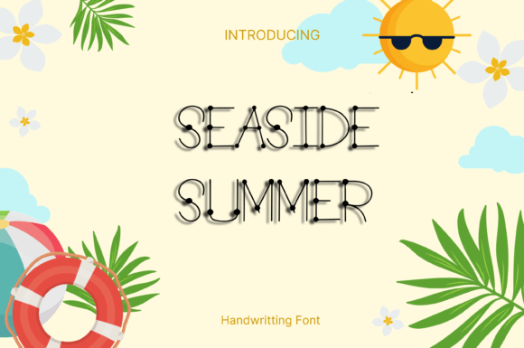 Seaside Summer Font: The Designer's Take on a Playful Script