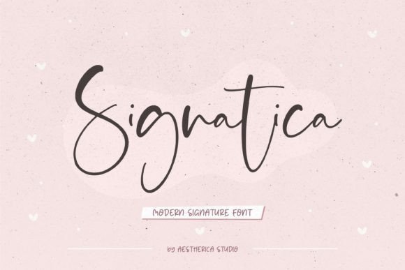 Signatica: A Script Font for Editorial Storytelling