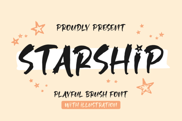 Starship: A Playful Brush Font for Creative Web Design