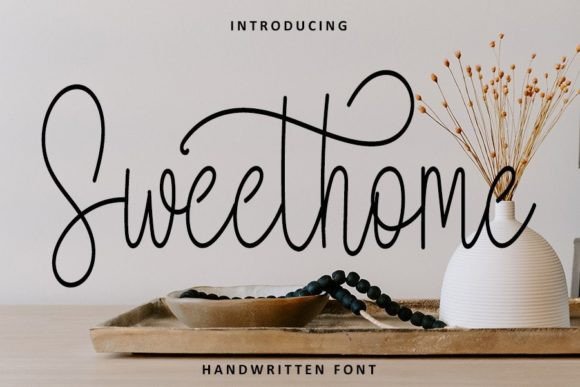 Sweethome: A Handwritten Font for Editorial Storytelling