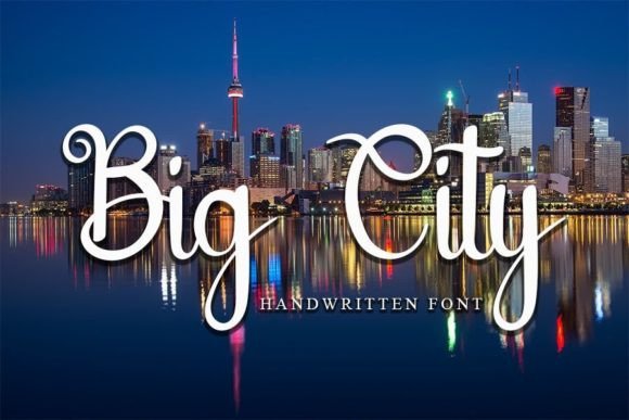 Using Big City Font for Campaigns with a Romantic Touch