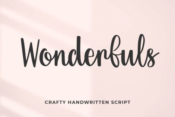 Wonderfuls: A Signature Script Font for Heartfelt Branding